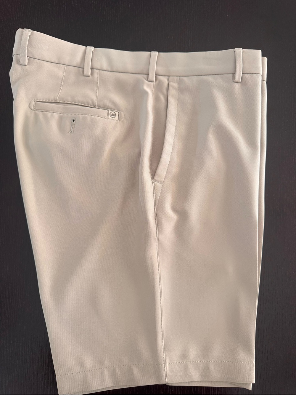 Peter Millar Beige Athletic Performance Shorts